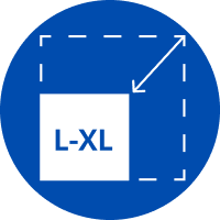 Pictogram van grote kamers
