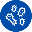 Pictogram van bacteri&euml;n
