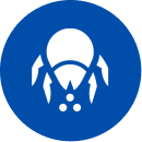 Pictogram van huisstofmijt