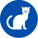 Pictogram van huisdierenhaar
